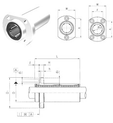 Bearing LMHP8L Samick