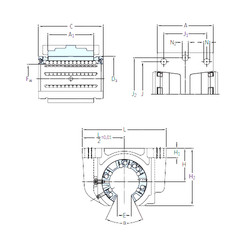 Bearing LUCF 50-2LS SKF